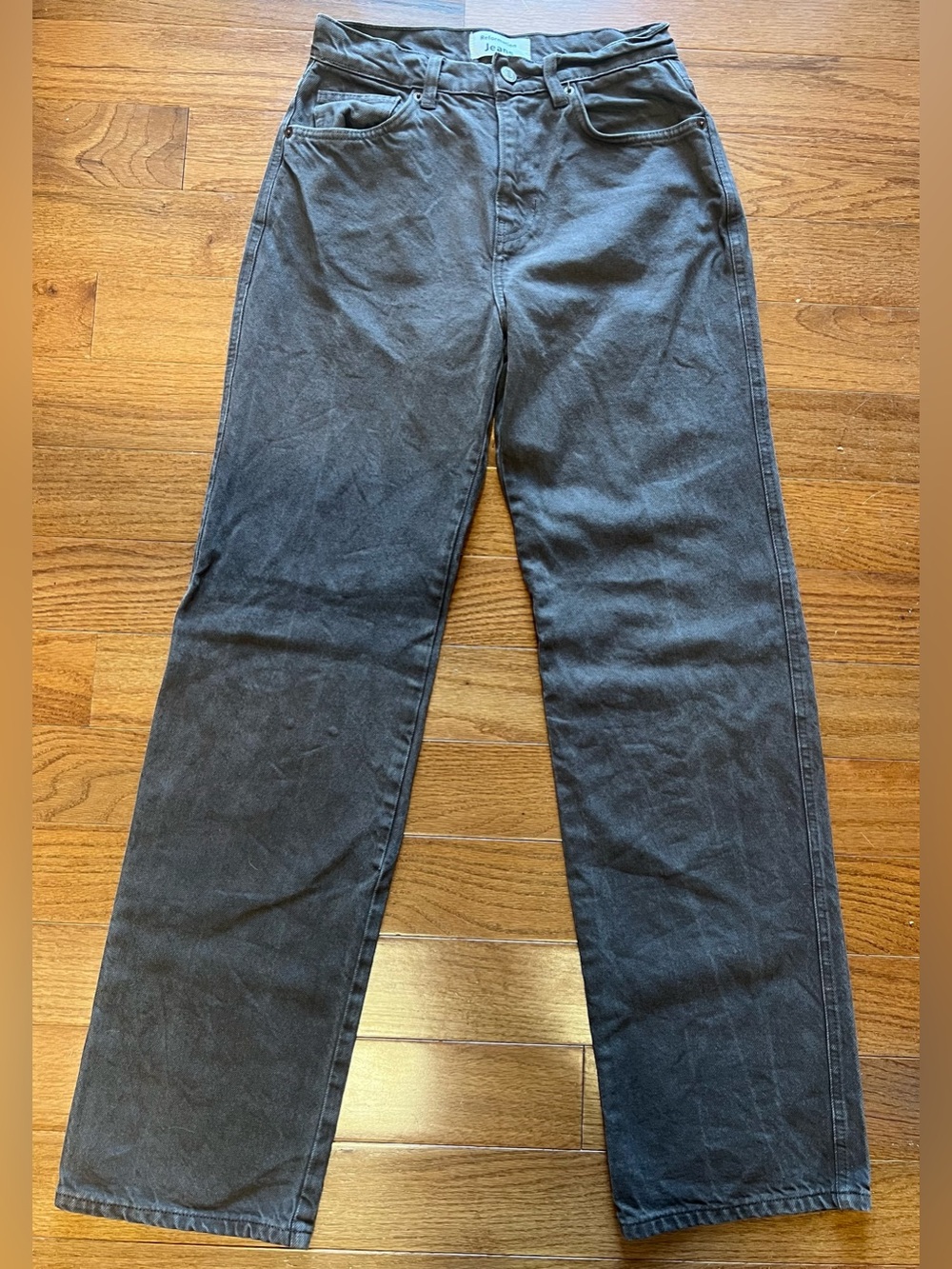 Reformation Brown Straight-Leg Women's Jeans